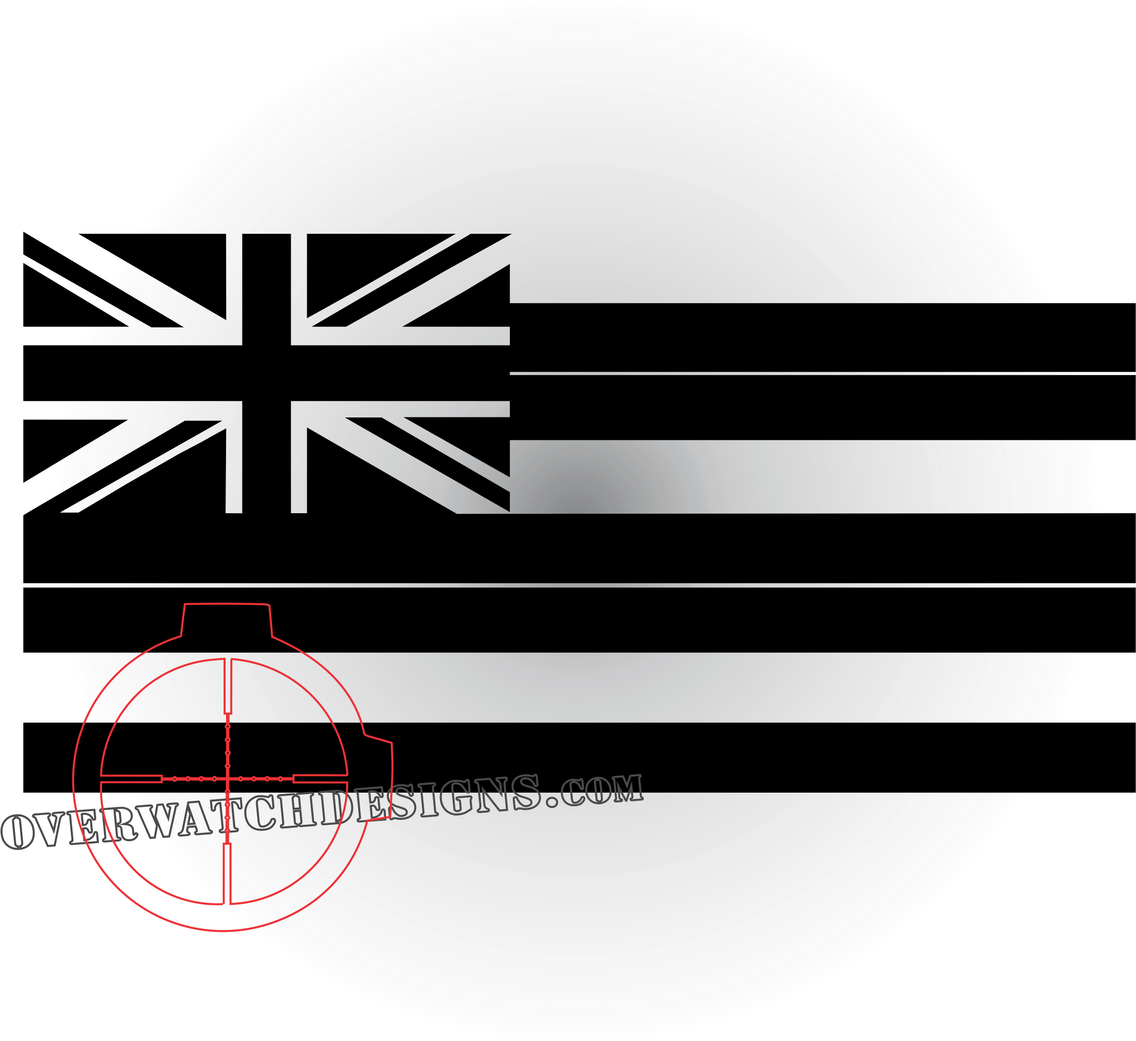 Thin Blue Line U K Flag Overlay