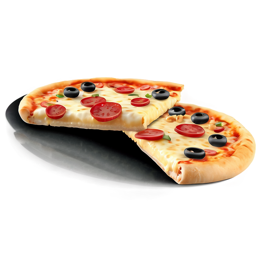 Thin Crust Pizza Vector Png Nrx