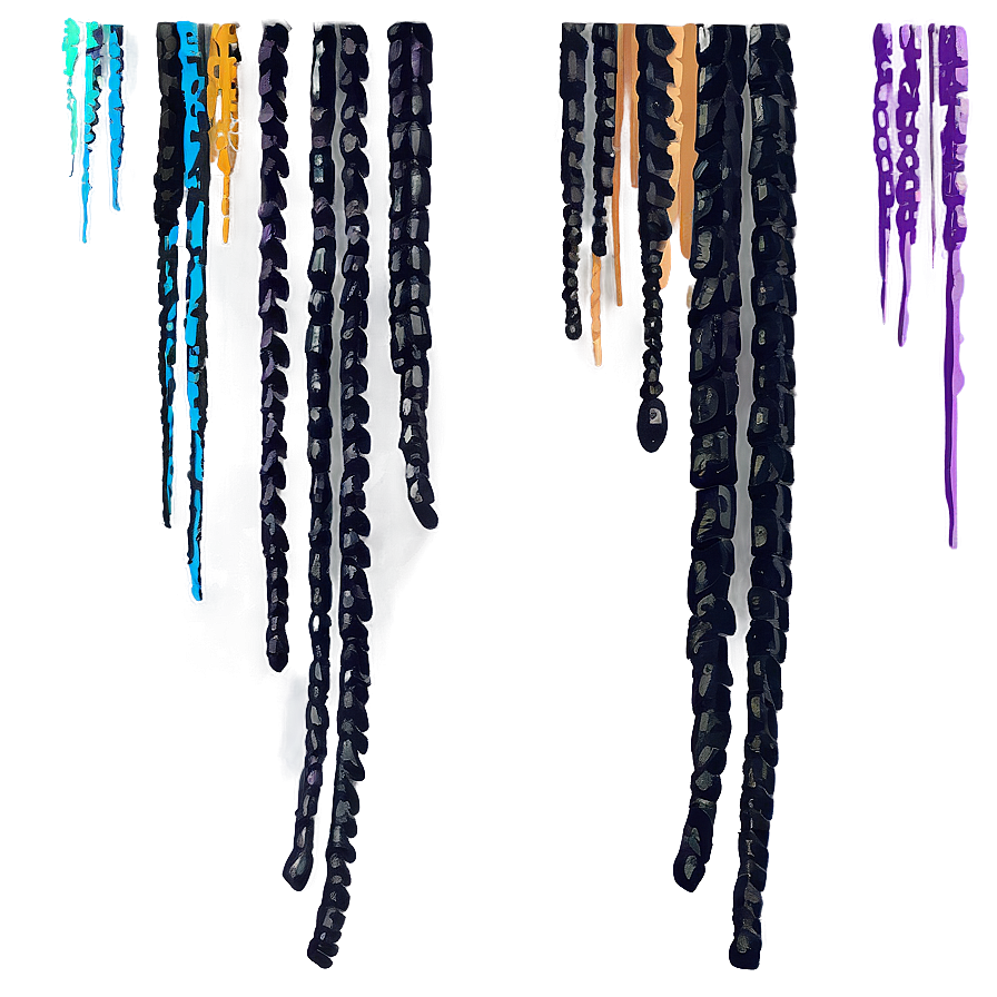 Thin Dreads Collection Png 45