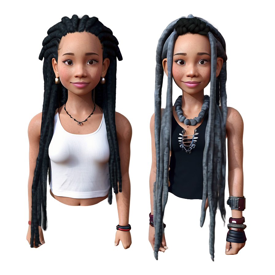 Thin Dreads Collection Png 95