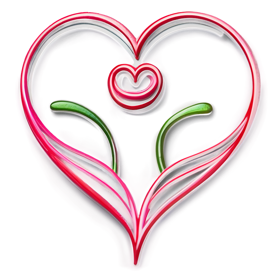 Thin Heart Outline PNG 05252024 PNG image with a transparent background, free high-resolution download