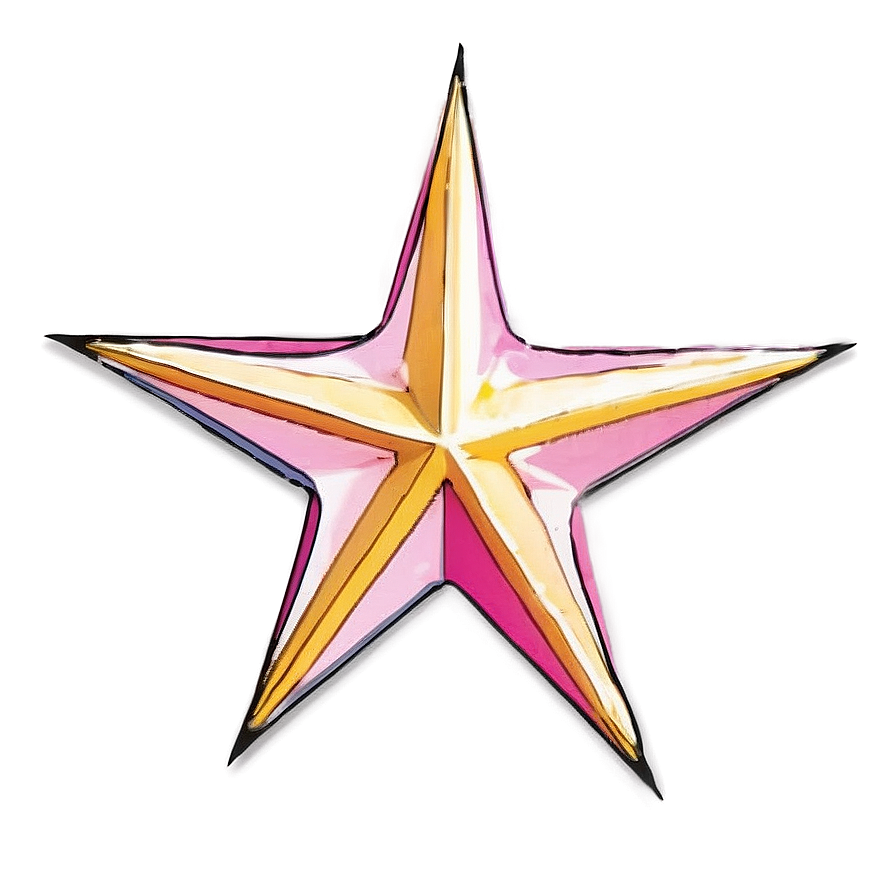 Thin Star Outline Png 69