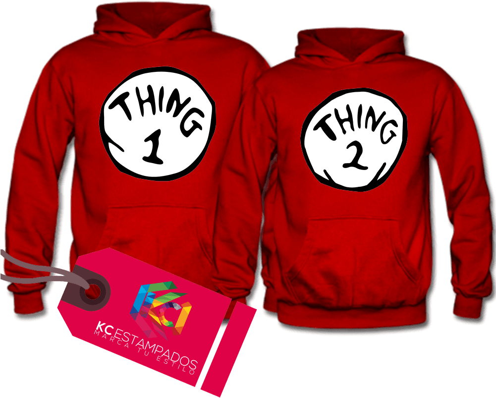 Thing1and Thing2 Hoodies