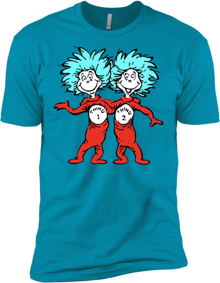 Thing1and Thing2 T Shirt Design