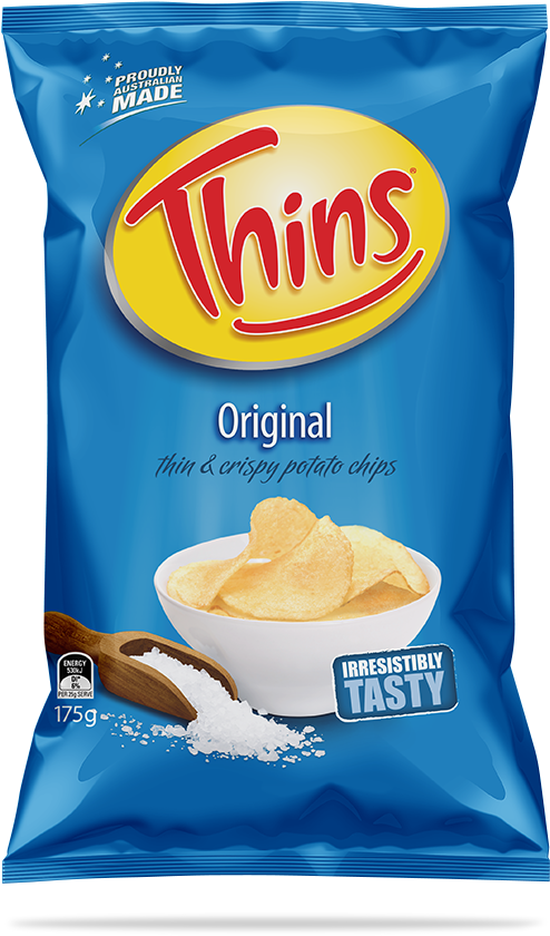 Thins Original Potato Chips Package175g