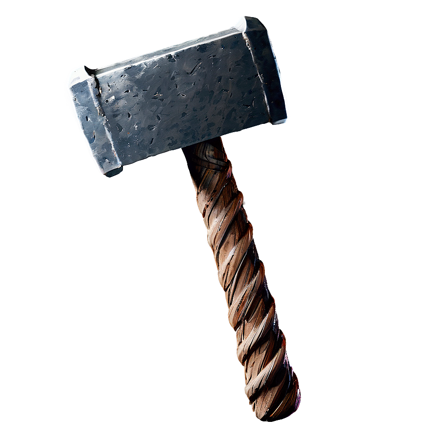 Thor Hammer Realistic Art Png Bvv8