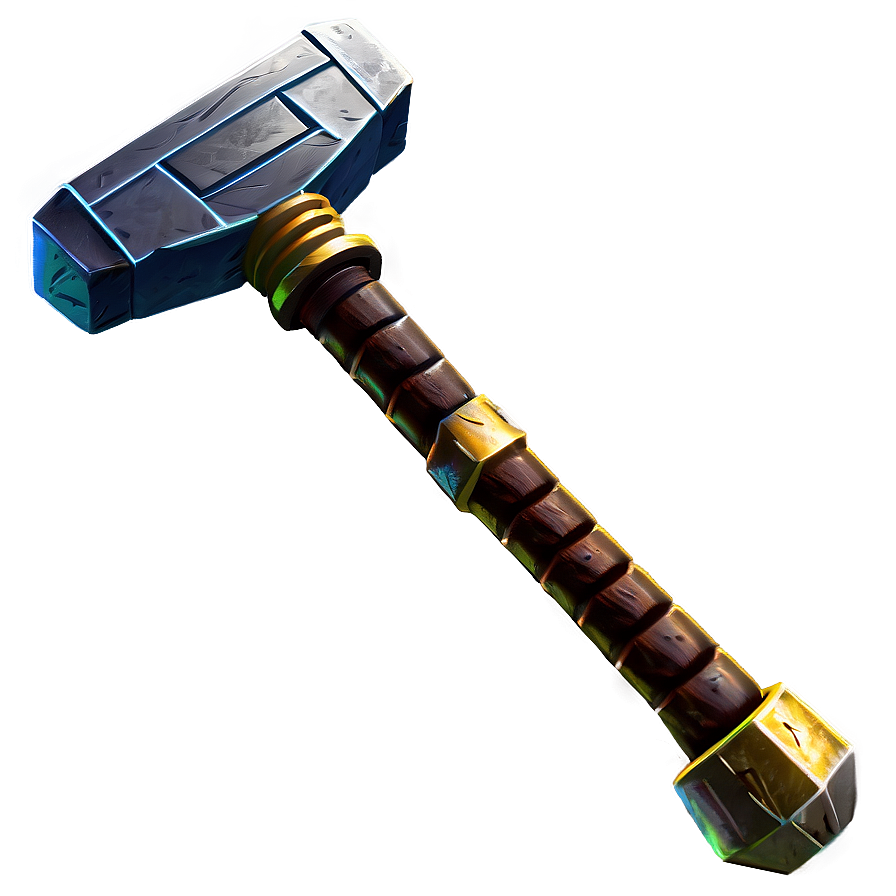 Thor's Battle Hammer Png 06122024