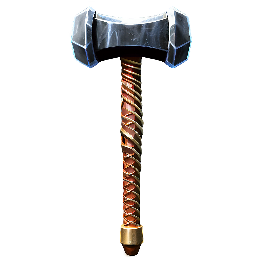 Thor's Weapon Hammer Png 06122024