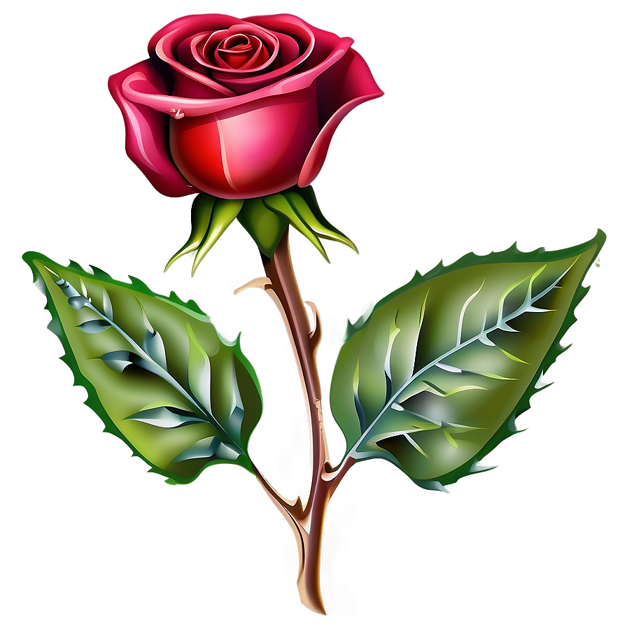 Thorny Rose Clipart Png Dfk8