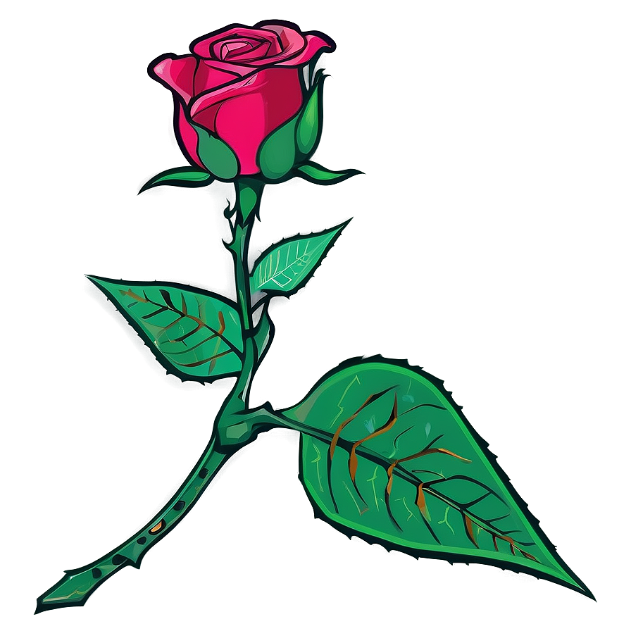 Thorny Rose Clipart Png Qgs