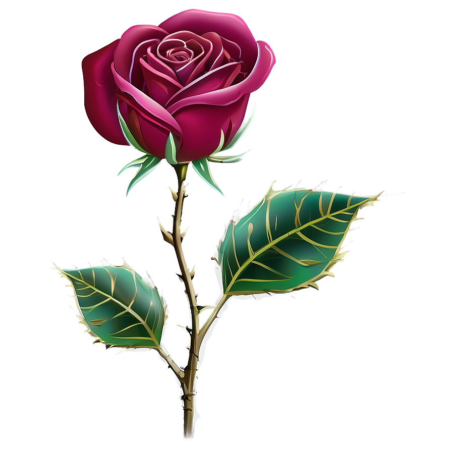 Thorny Rose Stem Png Tcs11