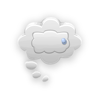 Thought Bubble Icon PNG with transparent background