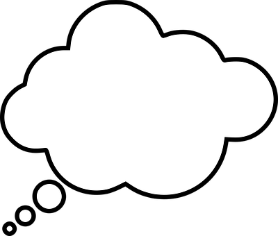 Thought Bubble Icon PNG with transparent background
