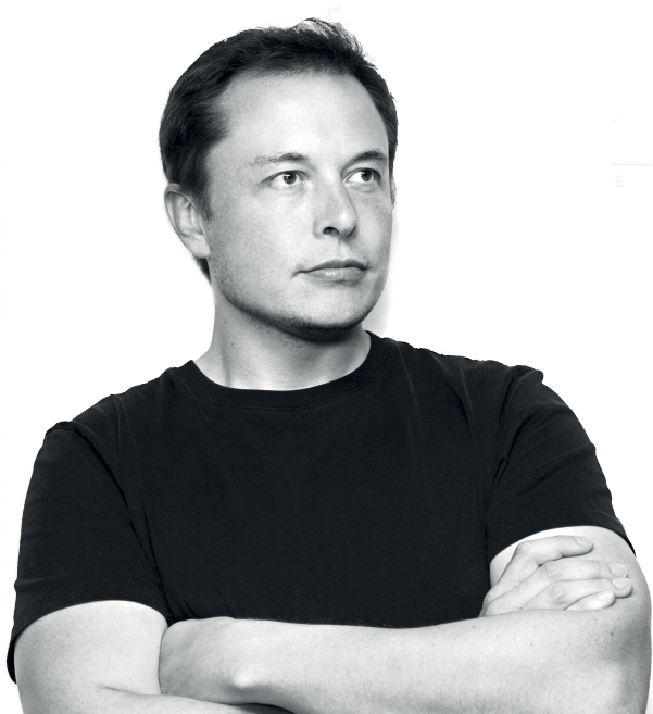 Thoughtful Entrepreneur Portrait PNG with transparent background