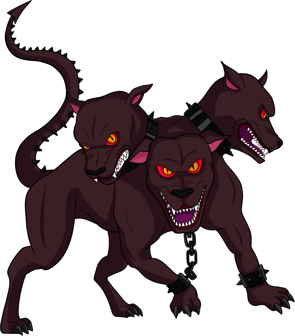 Three Headed Cerberus Illustration