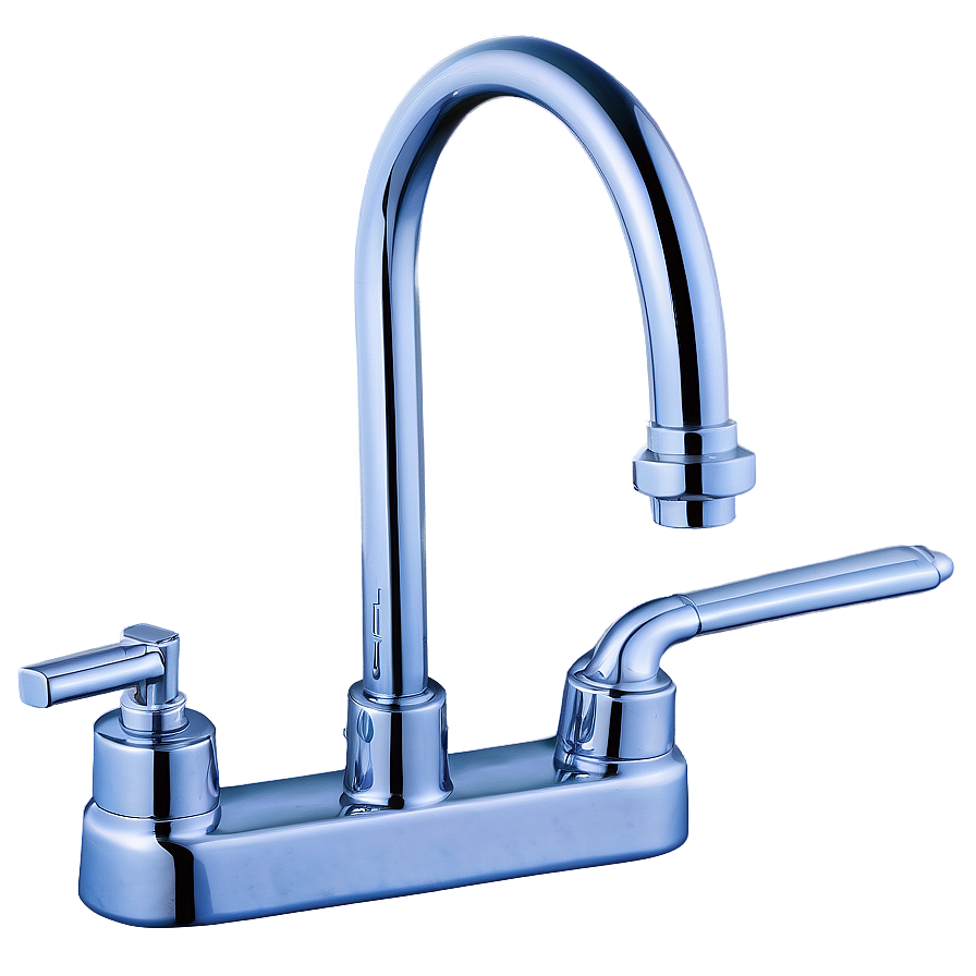 Three Hole Sink Tap PNG ddc PNG with transparent background