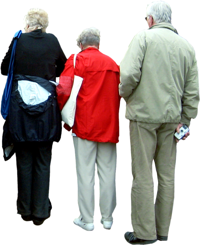 Group Of People Png Back View - Back Group People Png, Transparent Png PNG with transparent background