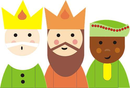 Three Wise Men Cartoon