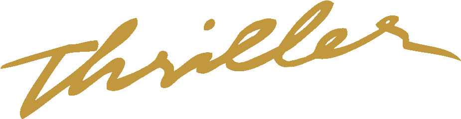 Thriller Album Title Graphic PNG with transparent background