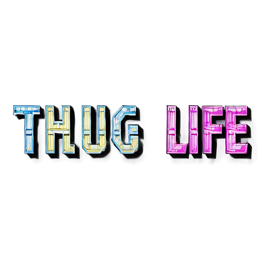 Thug Life Text Png Otc78