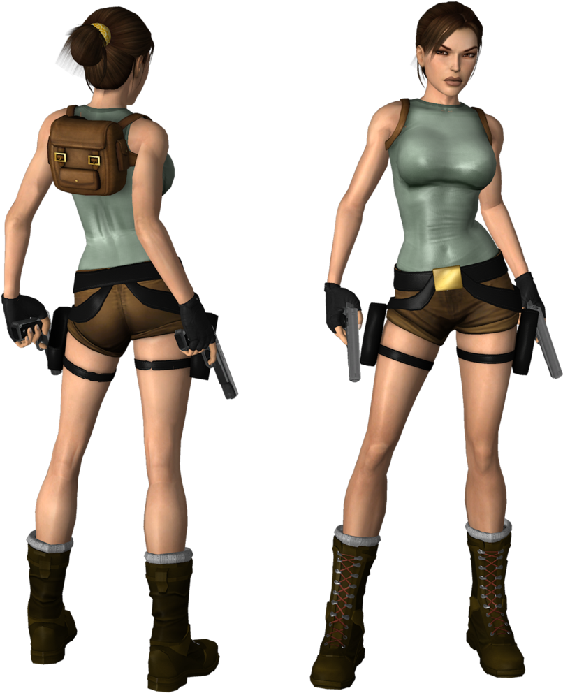 Thumb Image - Original Lara Croft Video Game, HD Png Download PNG with transparent background