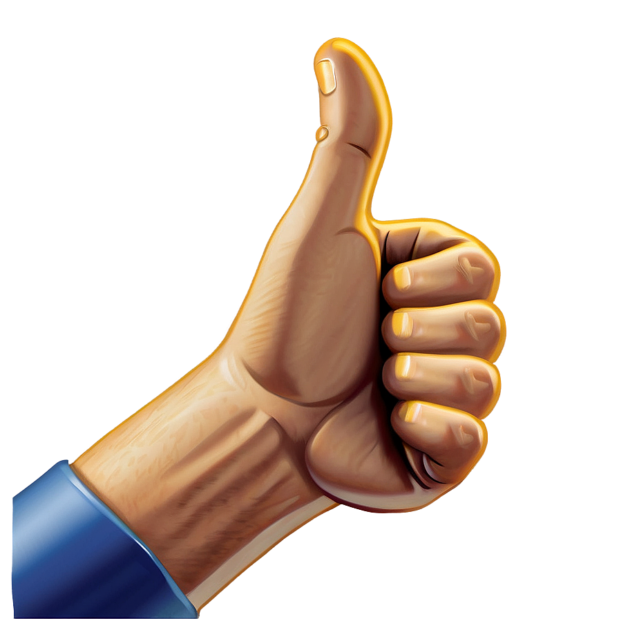 Thumbs Up Appreciation Emoji Png Pyu44