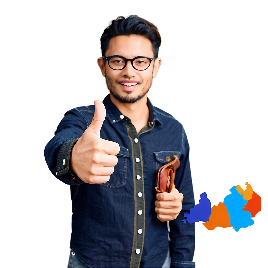 Thumbs Up Sign Illustration PNG 05042024 PNG with transparent background