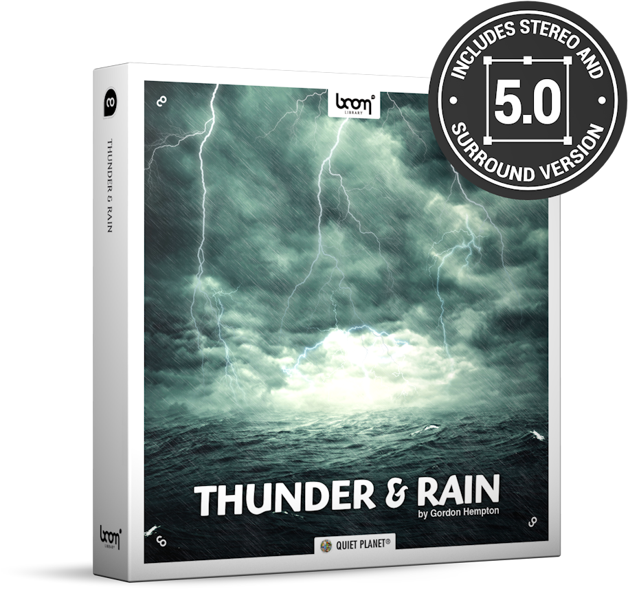 Thunder And Rain Nature Ambience Sound Effects Library - Sound Ideas Thunder And Rain Sound Effects PNG with transparent background