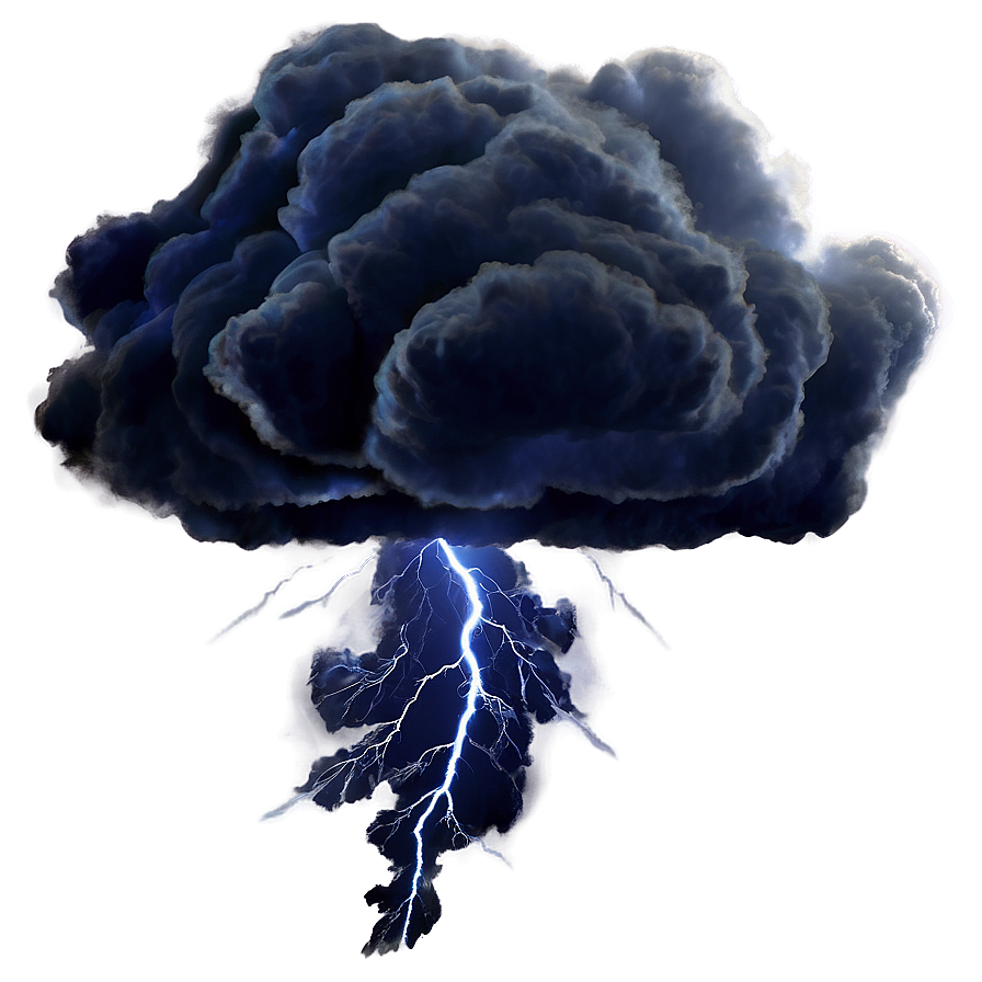 Thunderous Nimbus Storm Png Lvc44