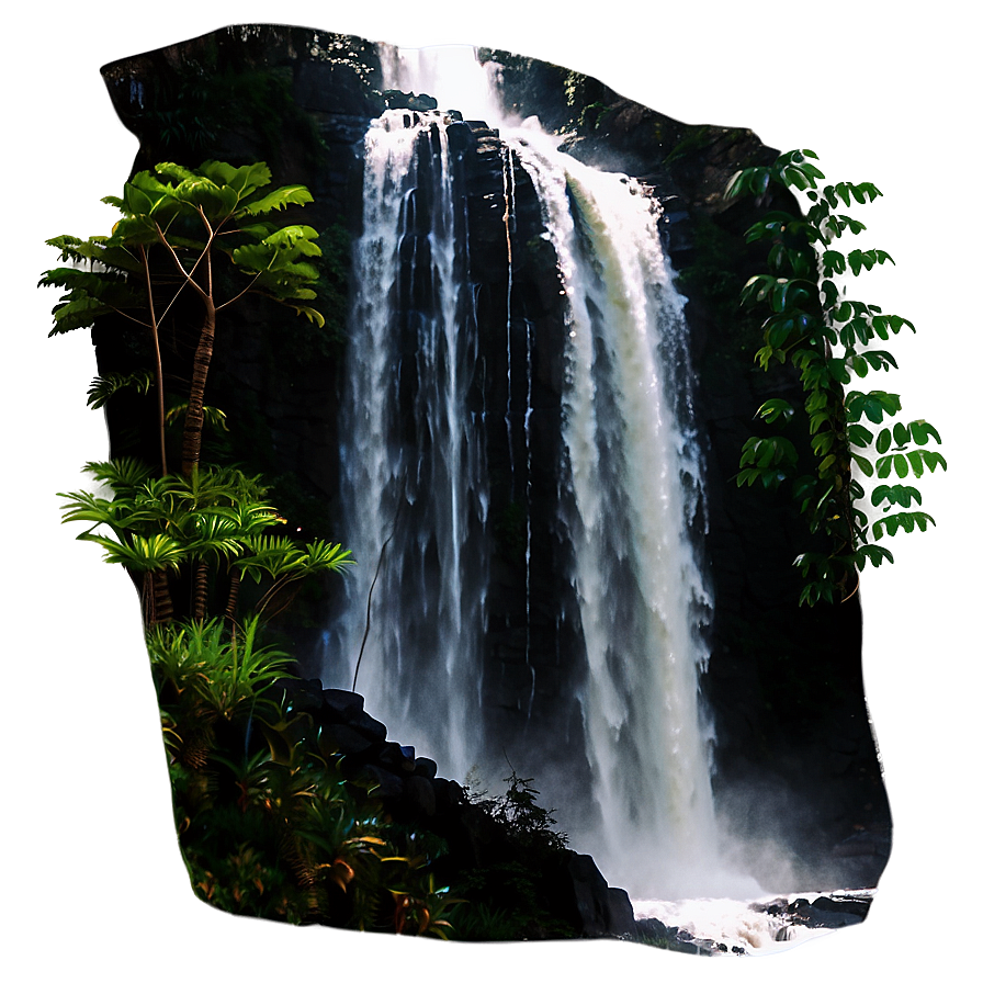 Thunderous Waterfall Cascade Png 76