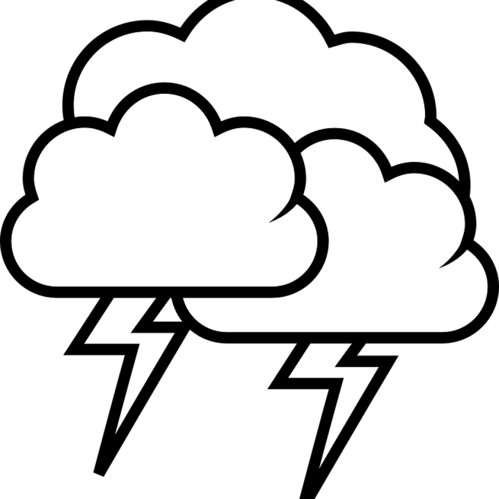 Cloud Clipart Black And White Thunderstorm Cloud Rain, HD Png Download PNG image with a transparent background, free high-resolution download