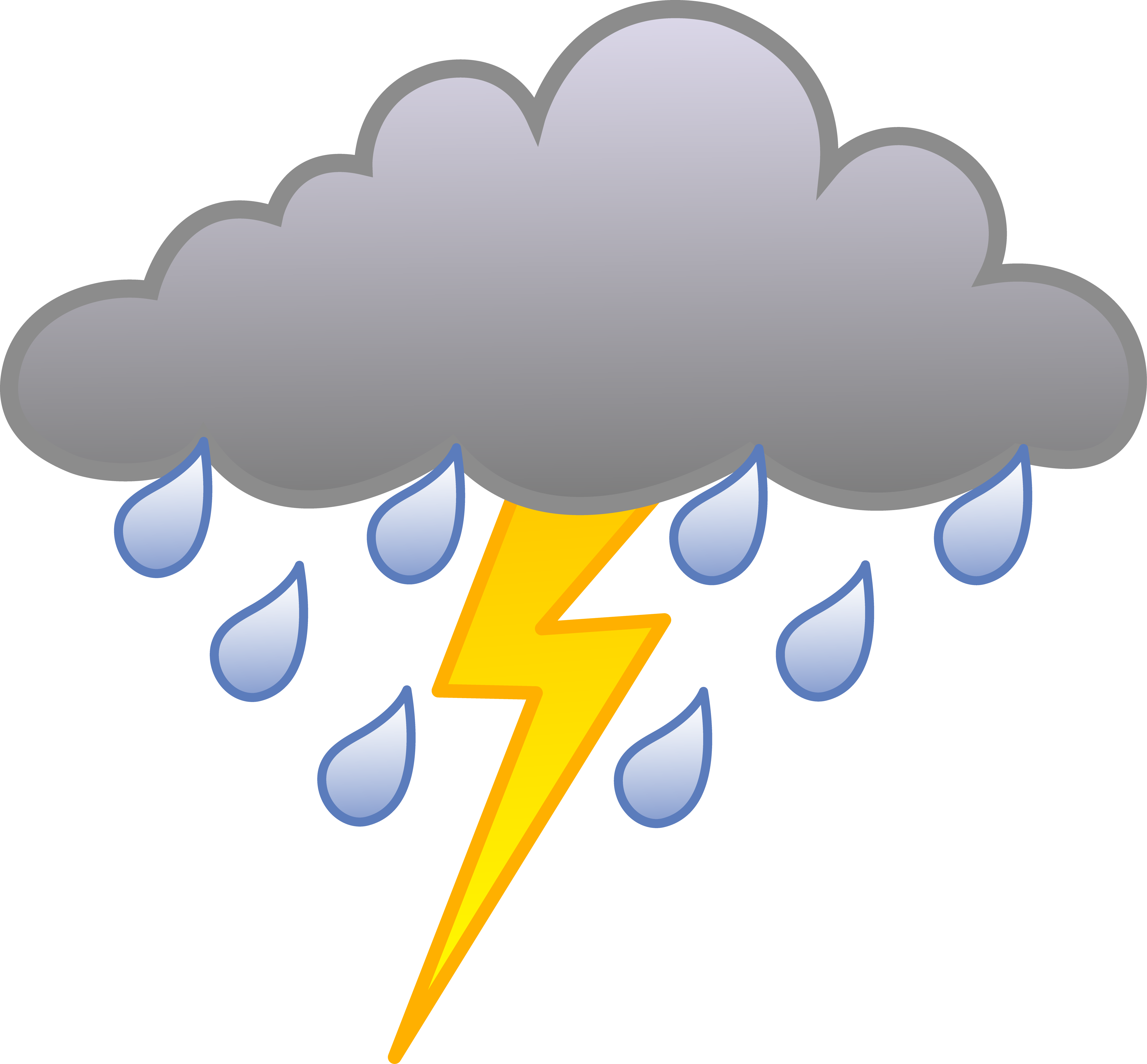 28 Collection Of Rain Cloud Clipart Png - Thunderstorm Clipart, Transparent Png PNG with transparent background