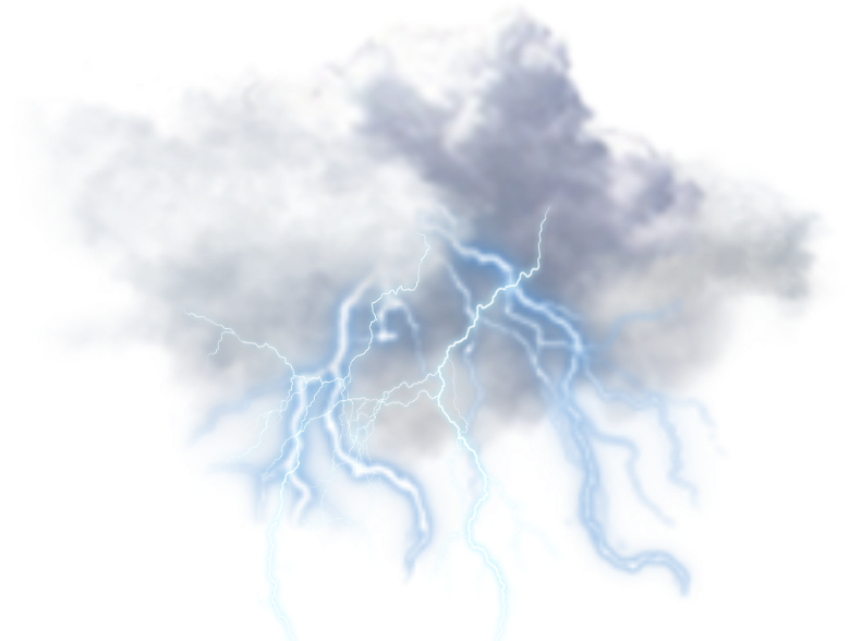Transparent Storm Cloud Png - Rain And Thunder Png, Png Download PNG with transparent background
