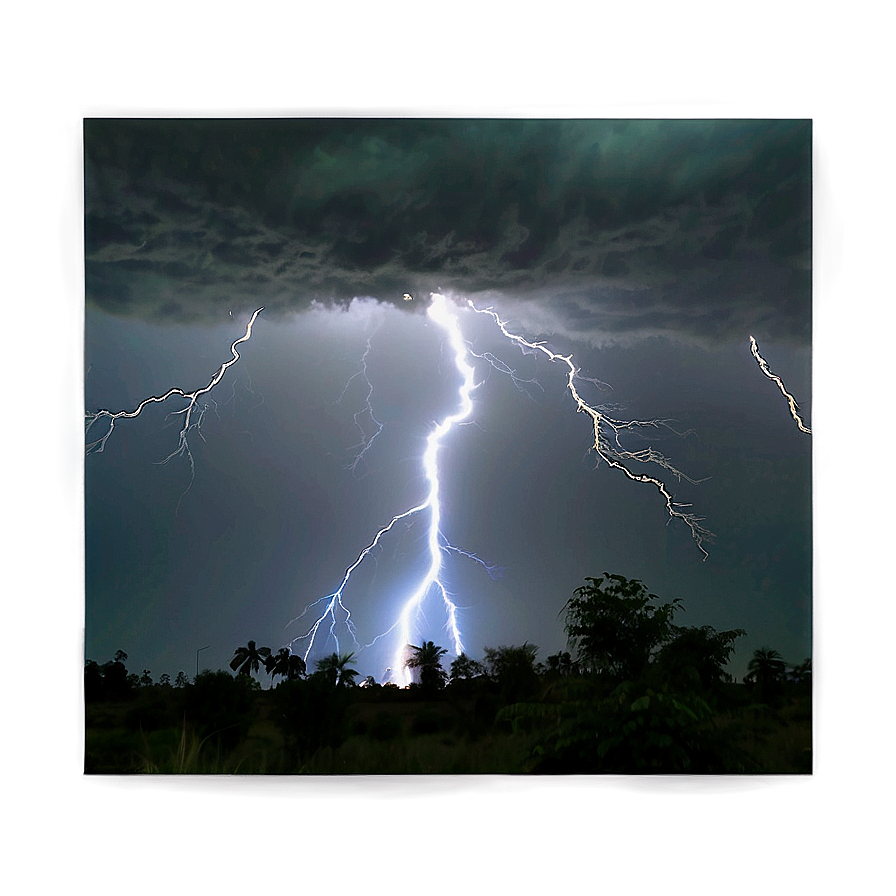 Thunderstorm Environmental Impact PNG 06202024 PNG with transparent background