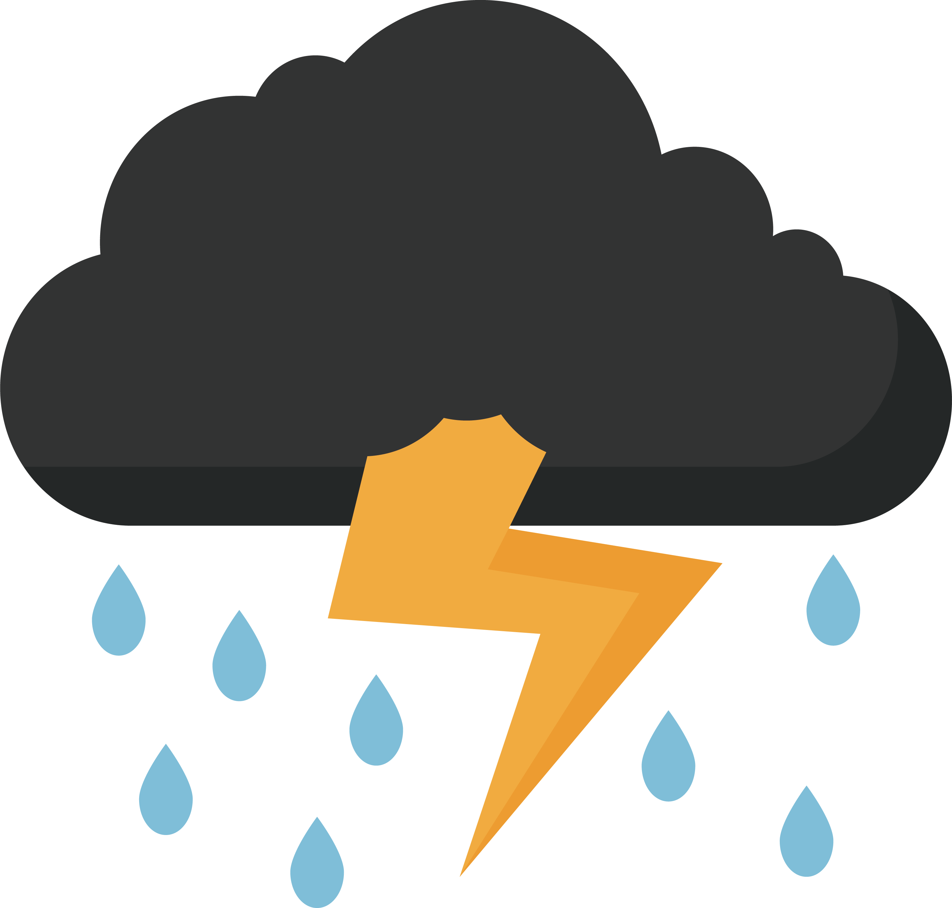 Thunderstorm Icon Graphic