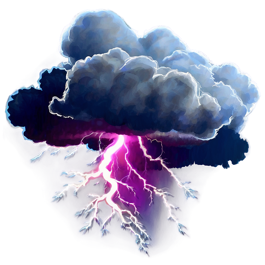 "Thunderstorm Weather Alert PNG" 24 PNG with transparent background