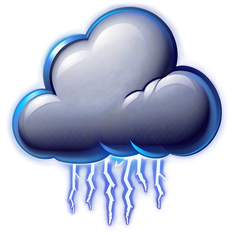 Thunderstorm Weather Icon PNG htv PNG with transparent background