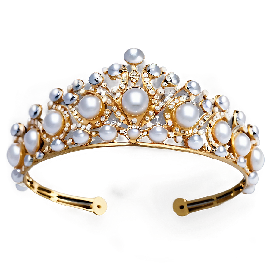 Tiara With Pearls Png Sqv93