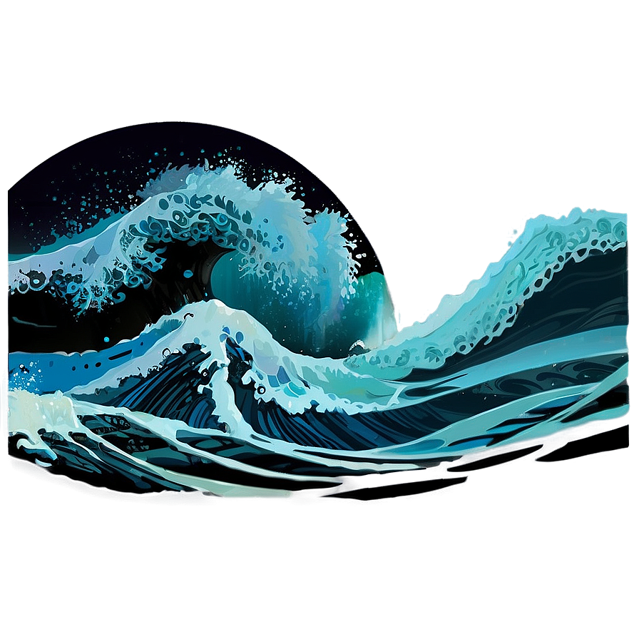 Tidal Wave PNG 06252024 PNG with transparent background
