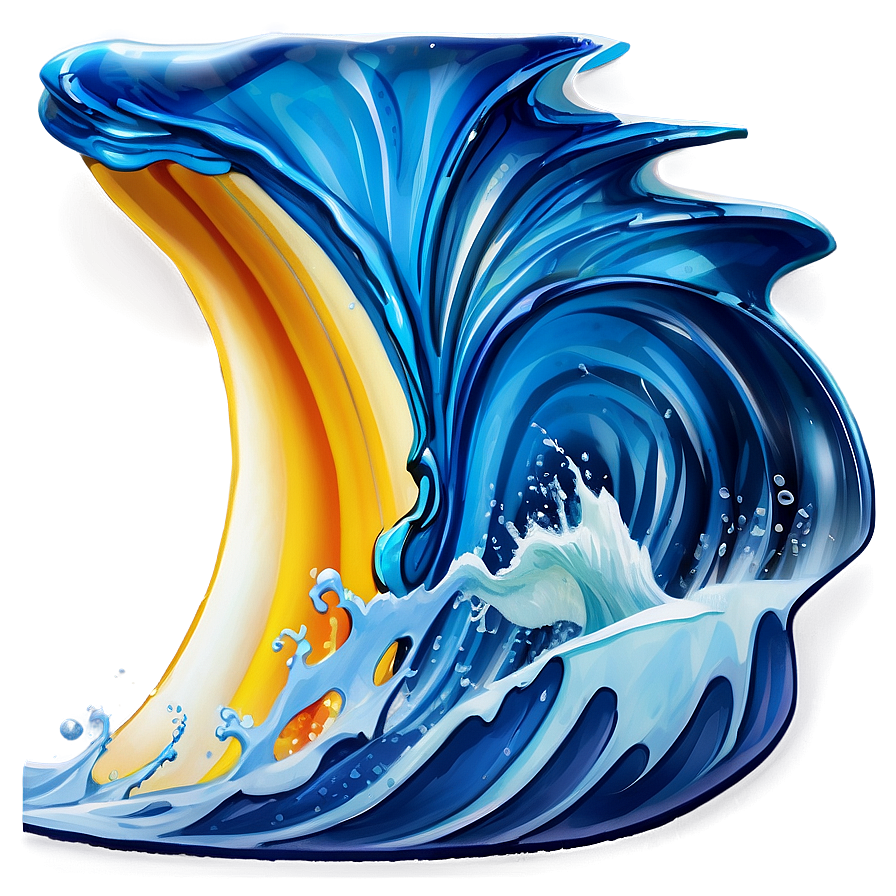 Tidal Wave Splash PNG 06252024 PNG with transparent background