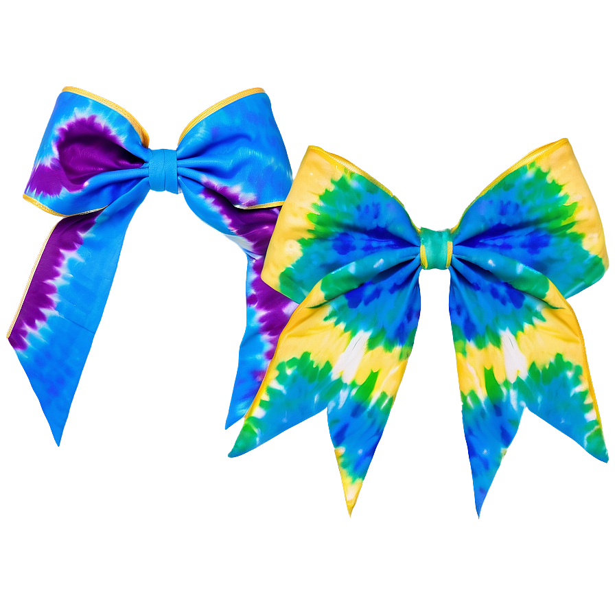 Tie-dye Cheer Bow Png 06212024