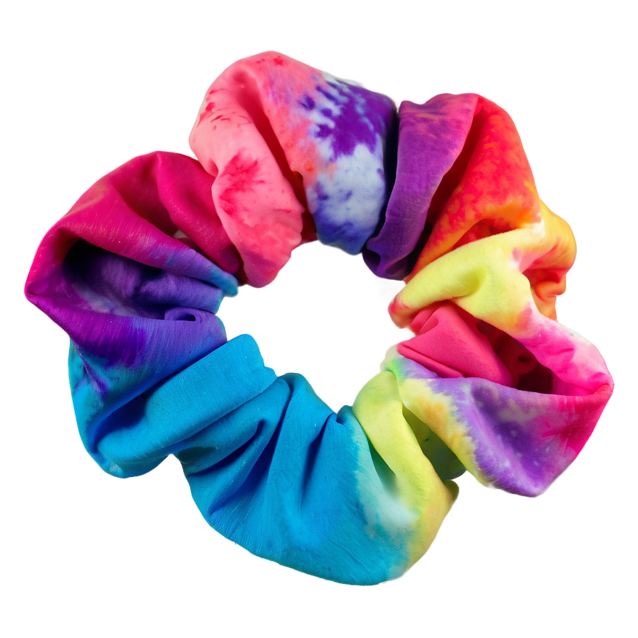 Tie Dye Scrunchie Png 06132024