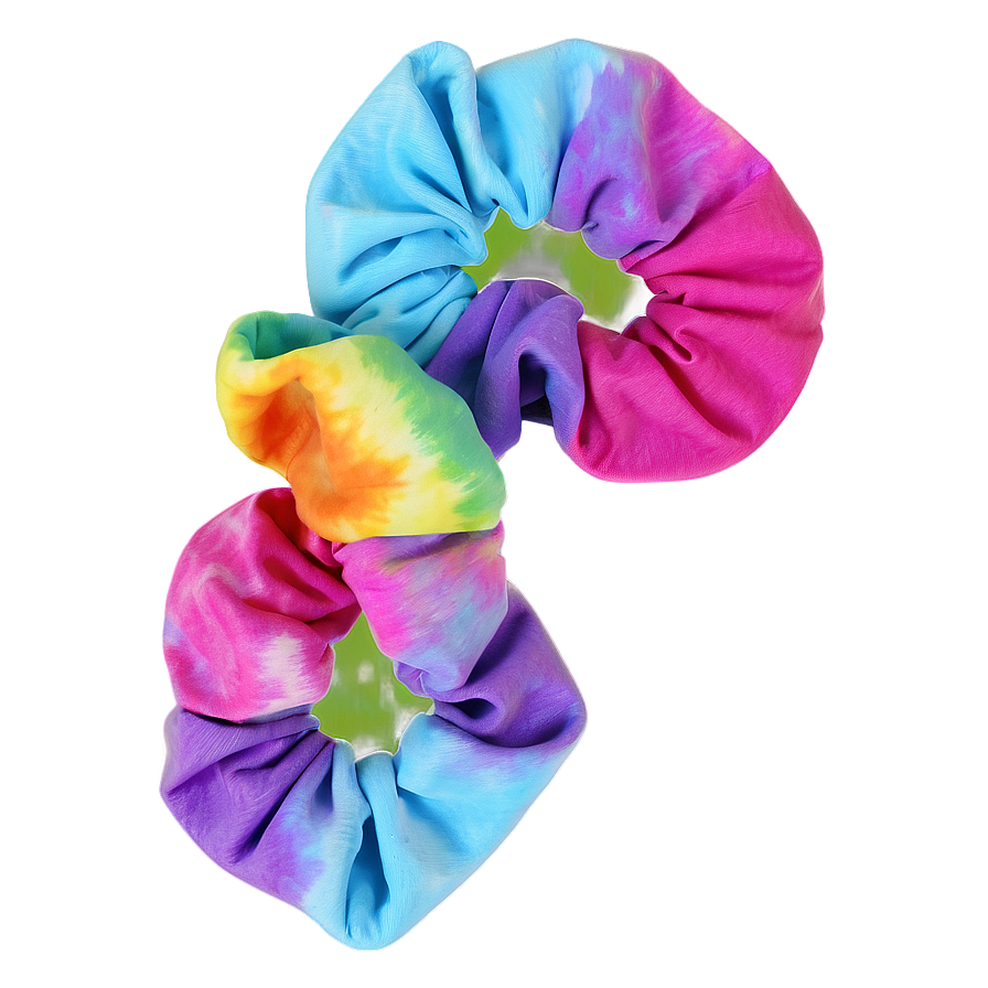 Tie Dye Scrunchie Png Shj26