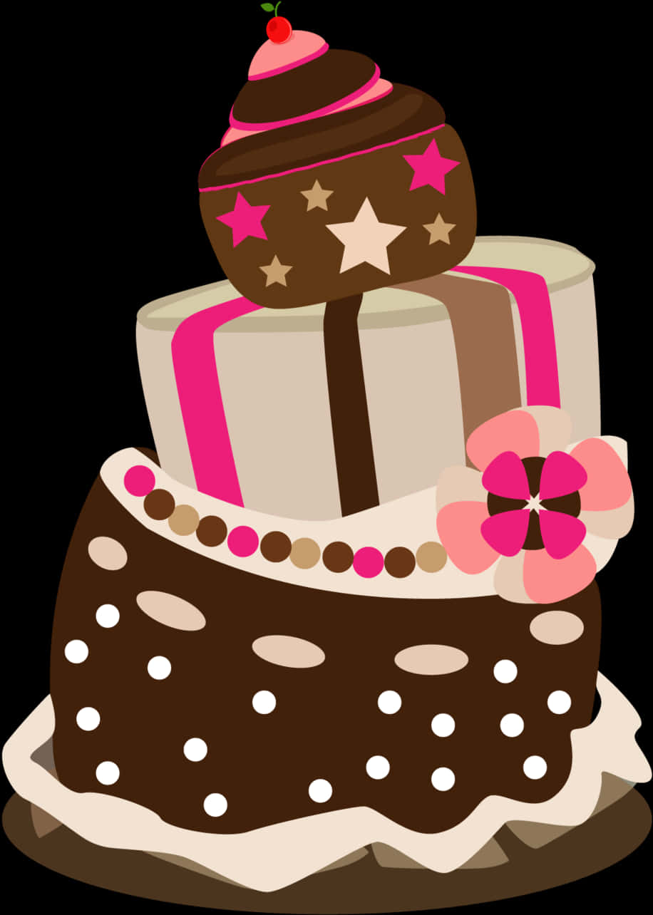 Freevector Vector Birthday Cake 02 - Birthday Cake PNG with transparent background