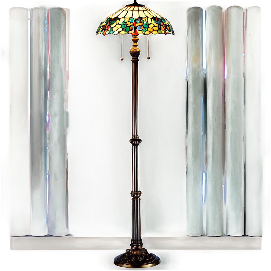 Tiffany Style Floor Lamp Png 12