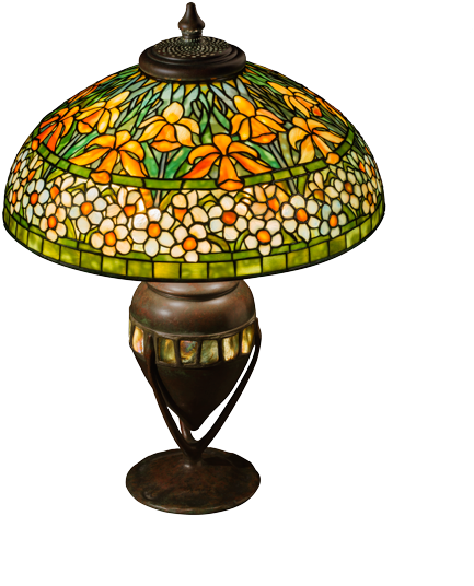 Tiffany Style Narcissus Table Lamp