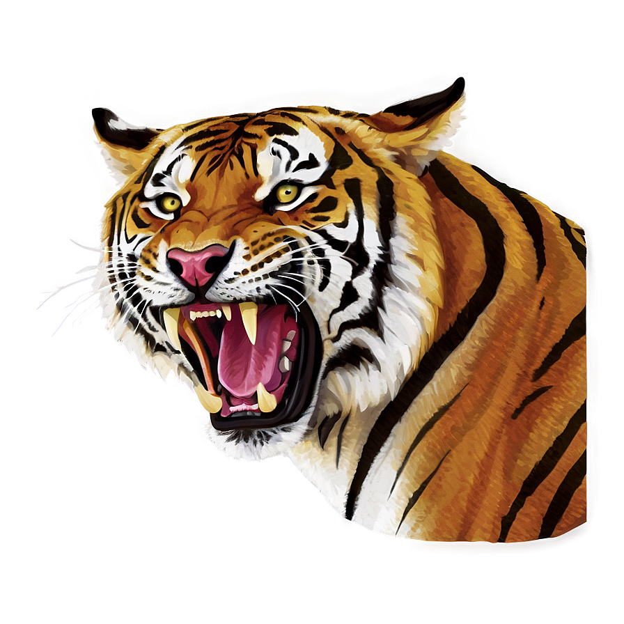 Tiger Face Roar Png Imq99