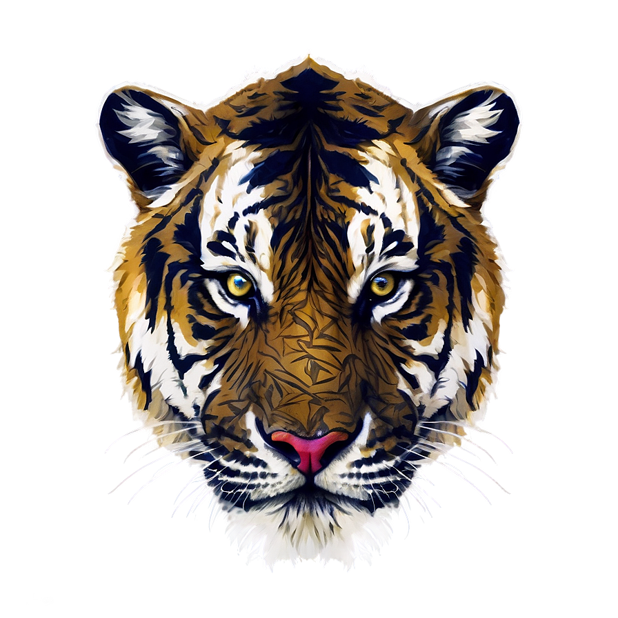 Tiger Face Silhouette Png 92