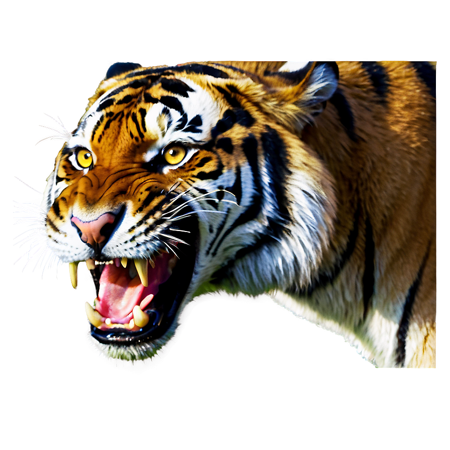 Tiger Growling Png 05032024