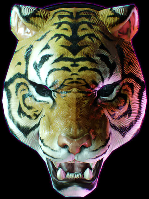 Tiger Head Mask Image